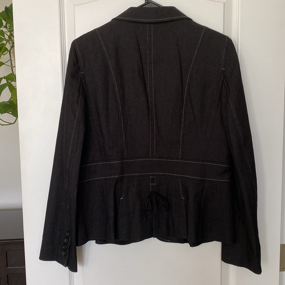 ANN TAYLOR LOFT denim blazer - Picture 4 of 9